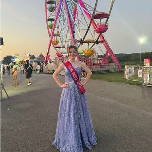 Elegant Lavender Gown